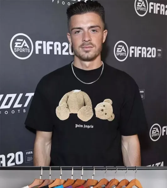 Palm Angels Teddy Bear Print Black T-Shirt - 4