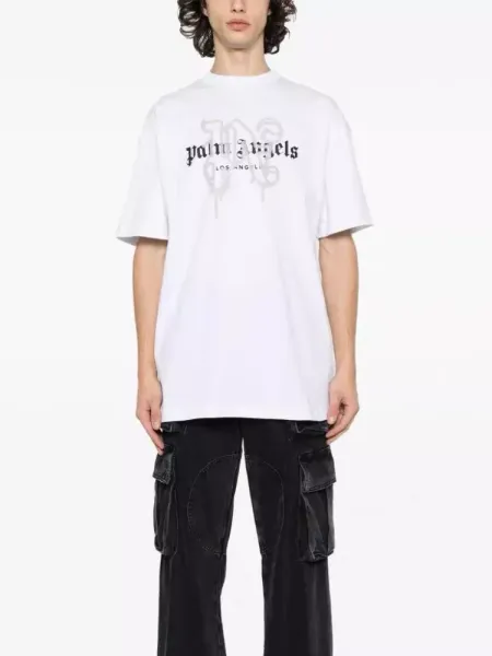 Palm Angels Teddy Bear Print Black T-Shirt - 20