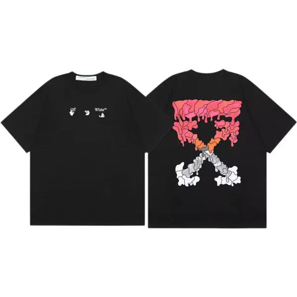 Off-White Melting Arrow Graphic T-Shirt Black - 1