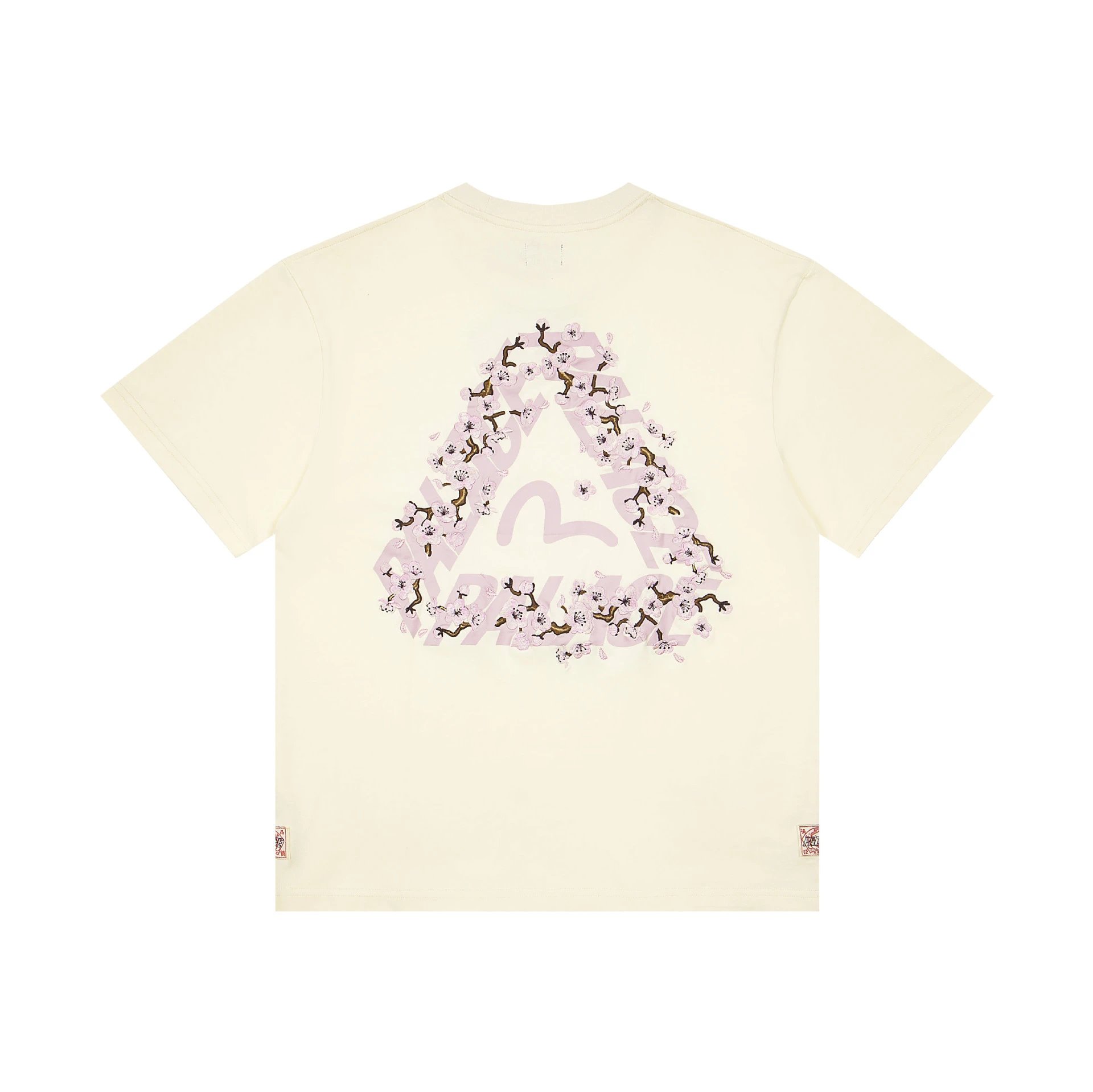 Triangle Embroidered Heavy Cotton Couple T-Shirt photo 4
