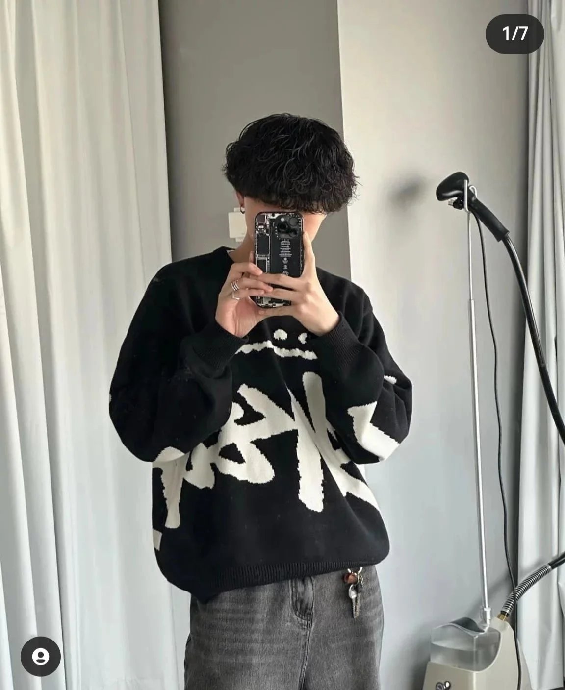 Large Logo Knit Sweater photo 5