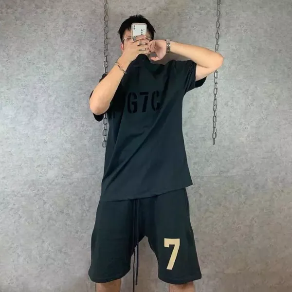 Fear of God Essentials FG7C Black Oversized T-Shirt - 17