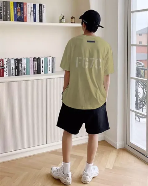 Fear of God Essentials FG7C Black Oversized T-Shirt - 19
