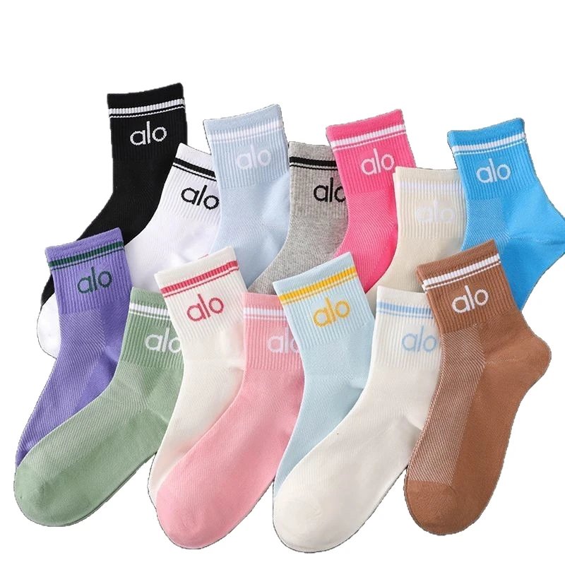 Alo Socks Unisex Half-Crew Sock image 5
