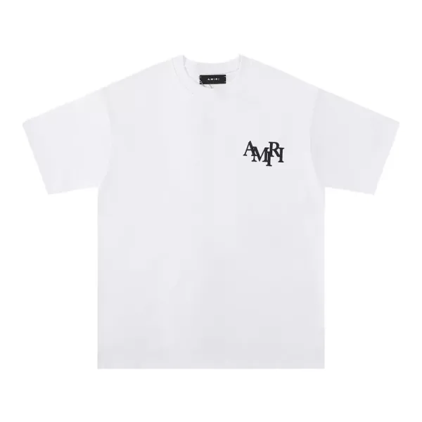 Amiri Champagne Glass Graphic Black T-Shirt - 15