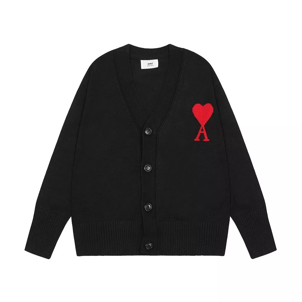 Heart Jacquard Knit Cardigan photo 3