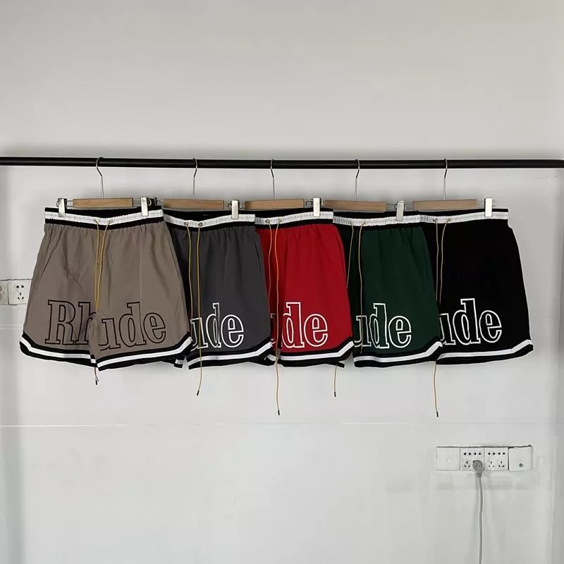 RHUDE Cutout Letter Shorts