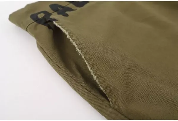 Palm Angels Logo Waistband Pants Army Green - 11