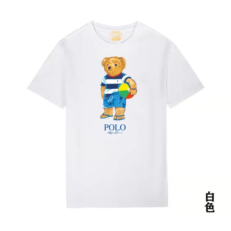 Polo Ralph Lauren Bear Graphic T-Shirt White Casual