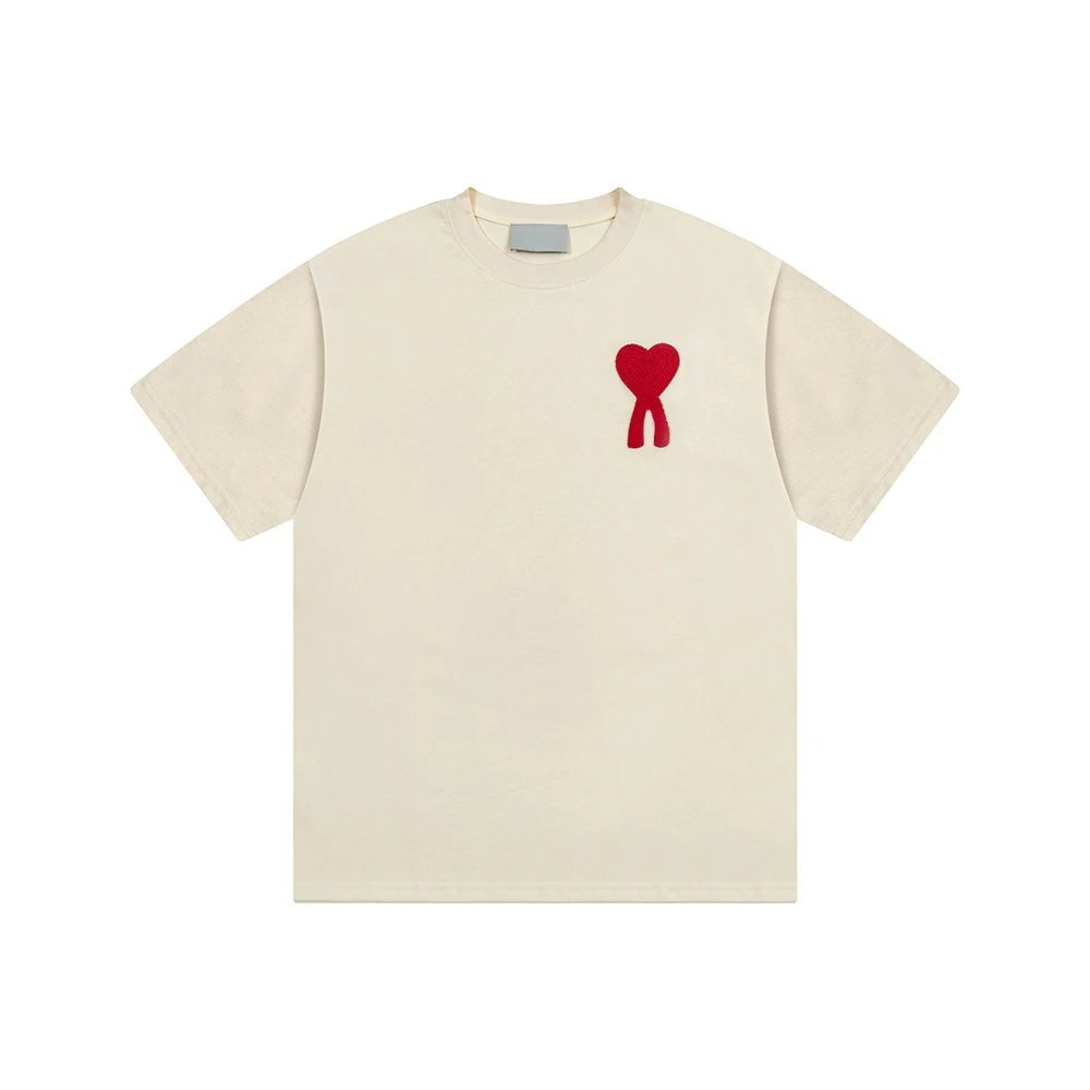 Crocheted Thick Yarn Heart T-Shirt photo 2
