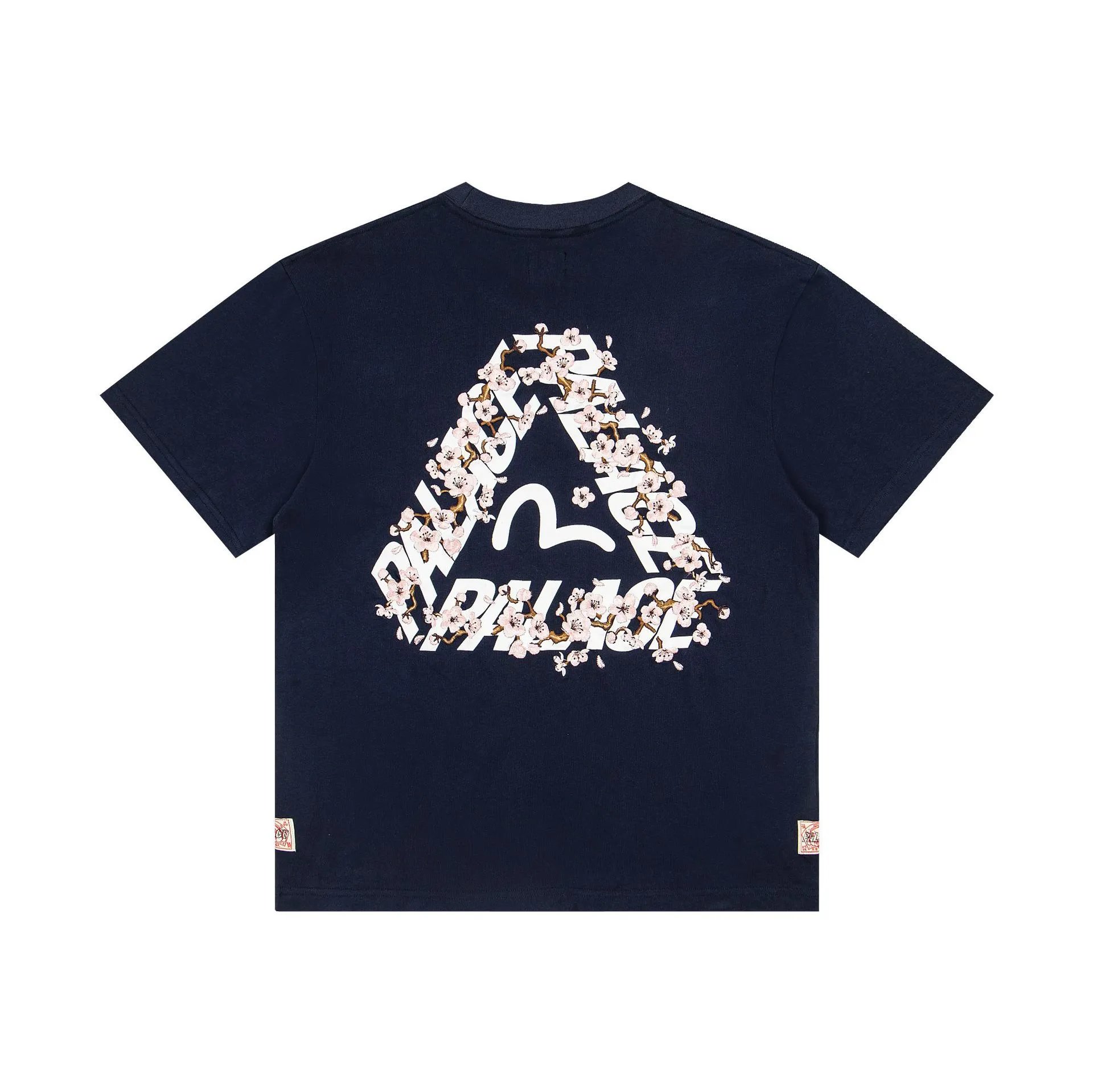 Triangle Embroidered Heavy Cotton Couple T-Shirt photo 2