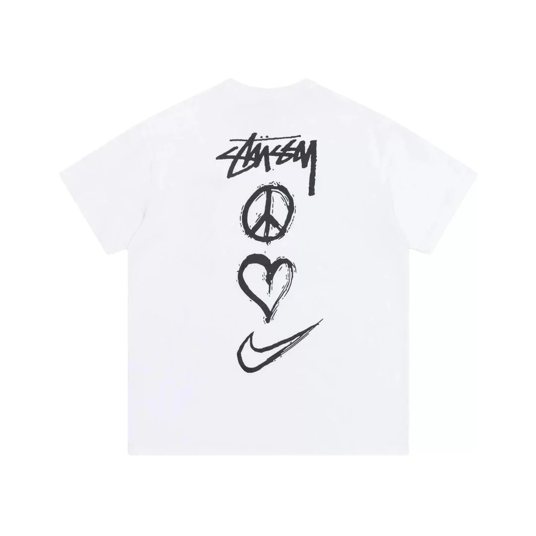 Stussy x Nike Hand-Drawn Print T-Shirt photo 4