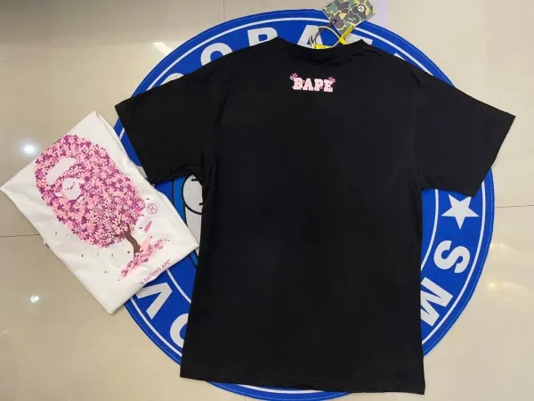 A Bathing Ape Sakura Bloom Graphic T-Shirt Black - 6