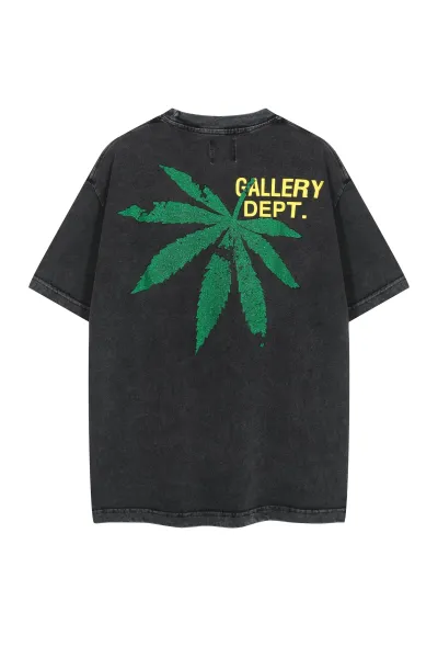 Gallery Dept. Washed Black Graphic T-Shirt - 5