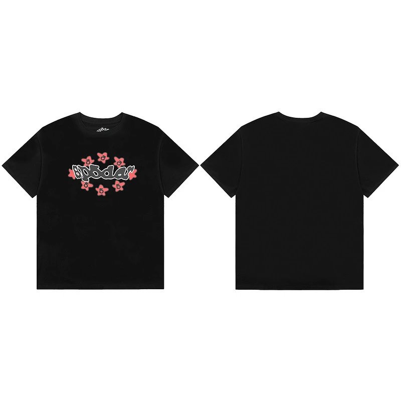 Spider Web 555 Letter Print T-Shirt photo 3