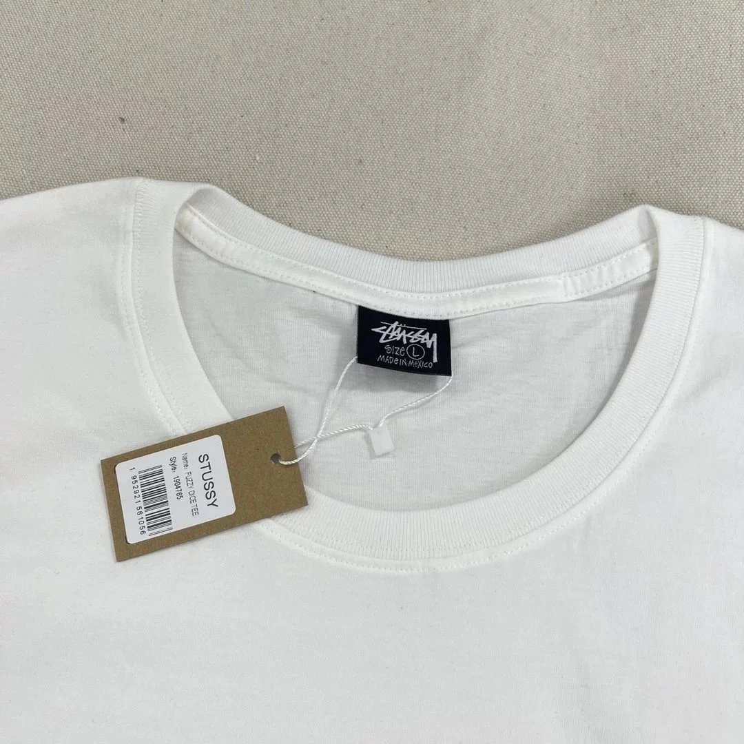Stussy Knight Rider Graphic White T-Shirt - 8