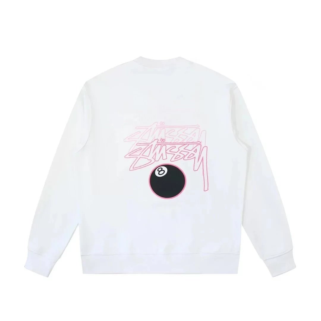 Stussy 23FW Black Pink Label 8 Ball Hoodie photo 6