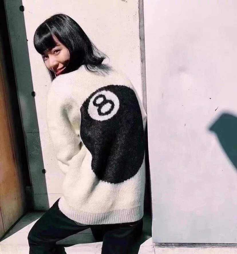Stussy Dice Wool Crew Neck Sweater photo 3