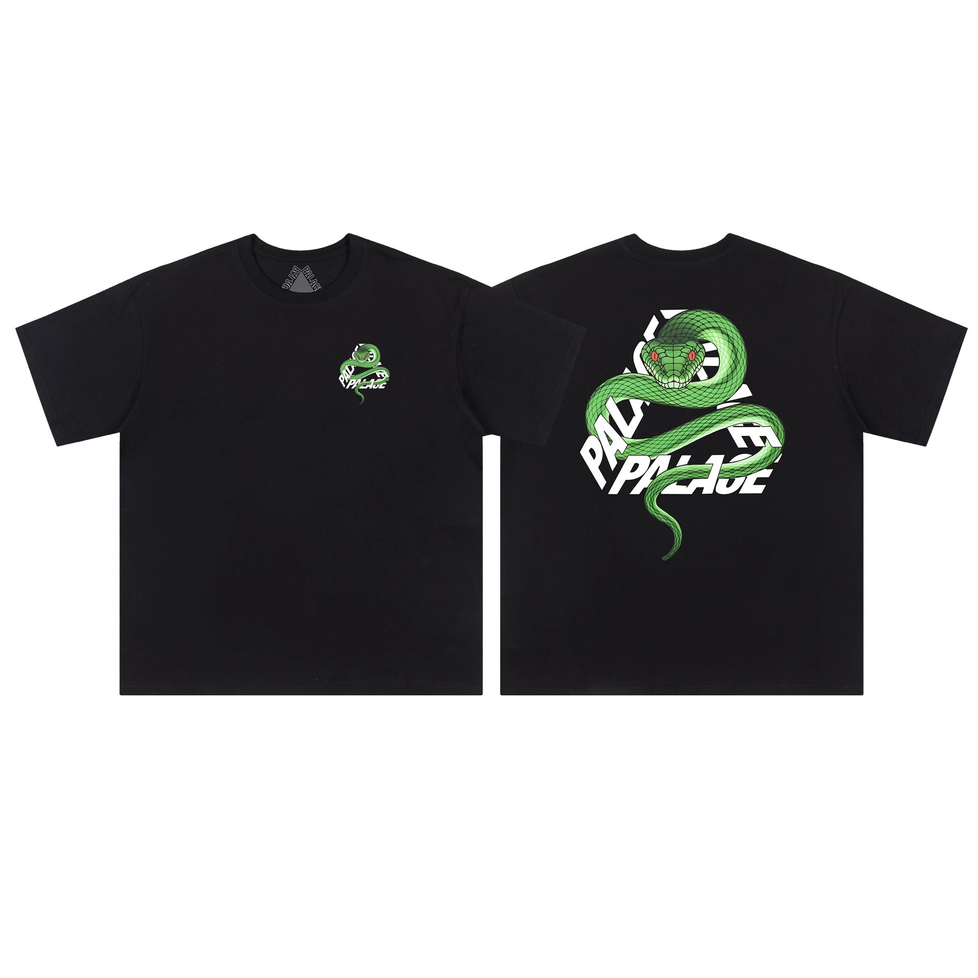 Triangle Embroidered Heavy Cotton Couple T-Shirt photo 5