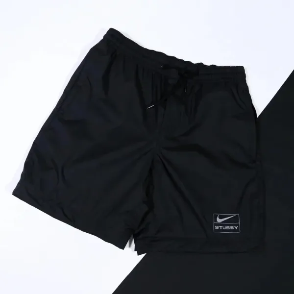 Stussy x Nike Convertible Windbreaker Pants Black - 8