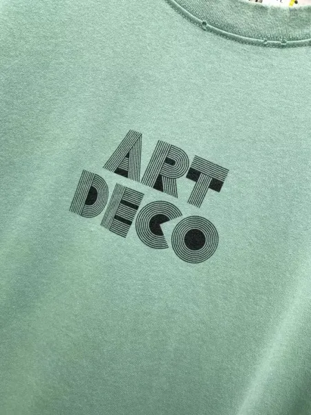 Gallery Dept Art Deco Mint Green Oversized T-Shirt - 11