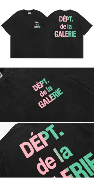 Gallery Dept. Dept. de la Galerie Black Oversized T-Shirt - 6