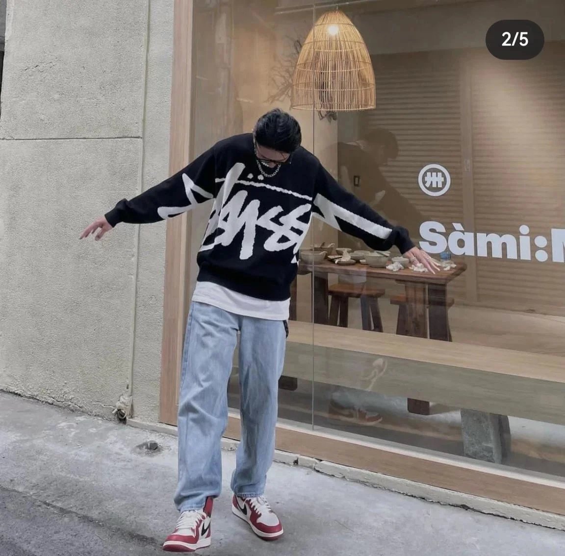 Large Logo Knit Sweater photo 8