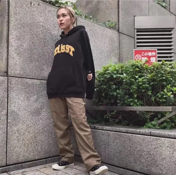 Stussy Arch Logo Hoodie Black - 4