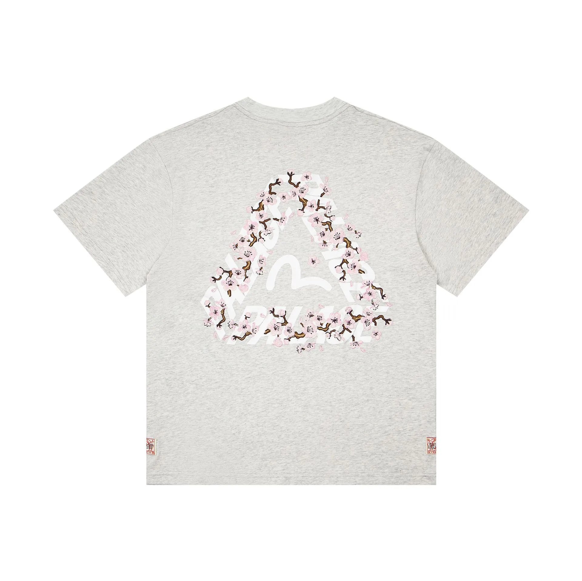 Triangle Embroidered Heavy Cotton Couple T-Shirt photo 3
