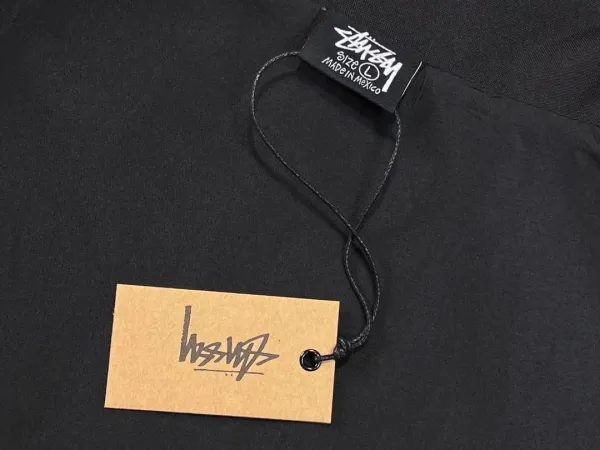 Stussy Script Logo Coach Jacket Beige Outerwear - 5