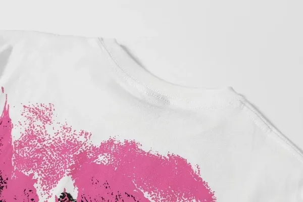 Stussy Graphic Print T-Shirt White and Black - 8