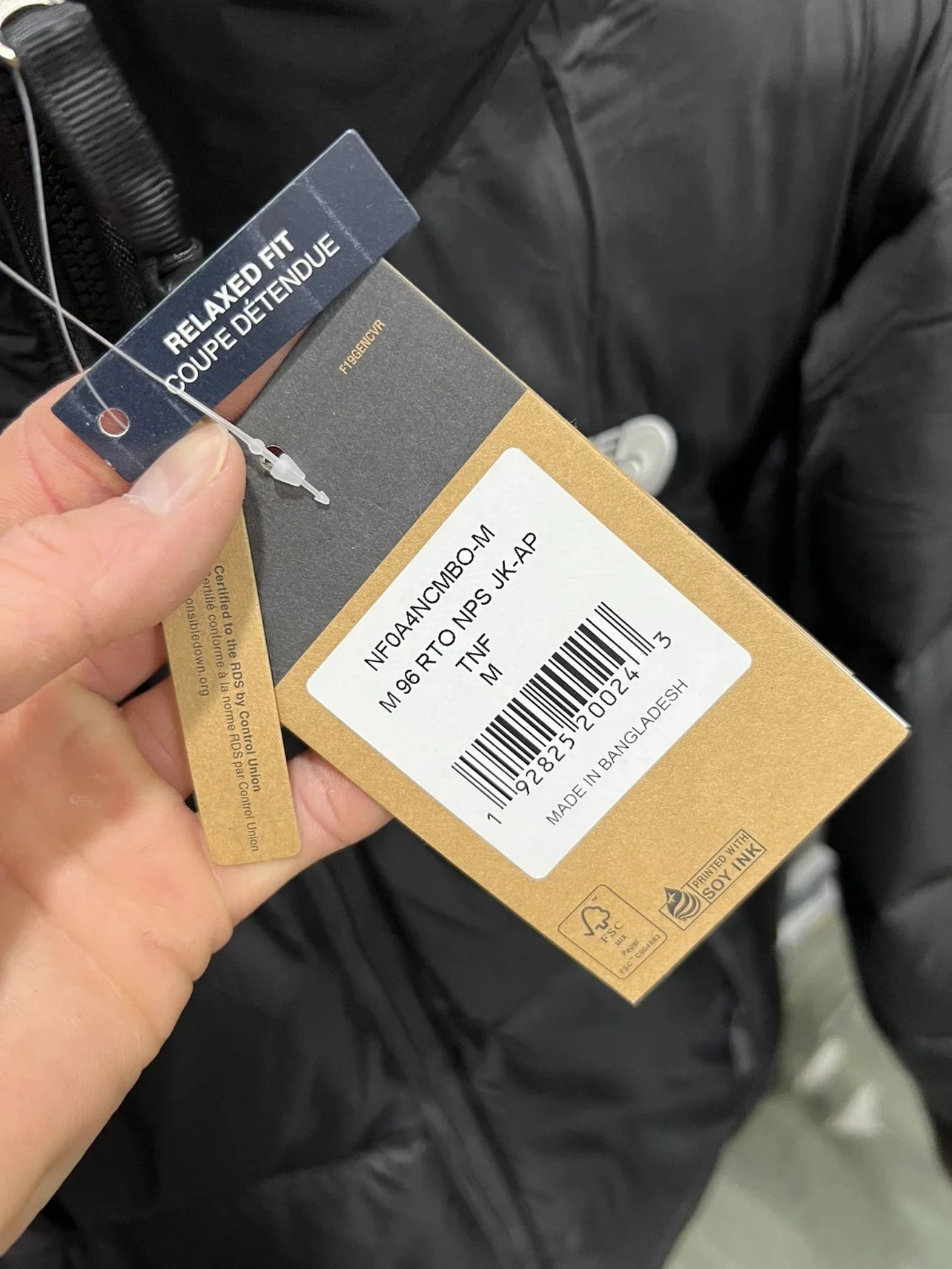 The North Face 1996 Retro Down Jacket Black photo 6