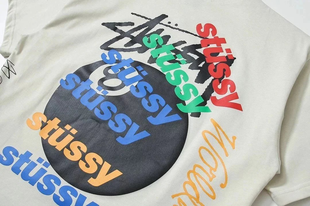 Stussy 8 Ball Painted Letter T-Shirt photo 7
