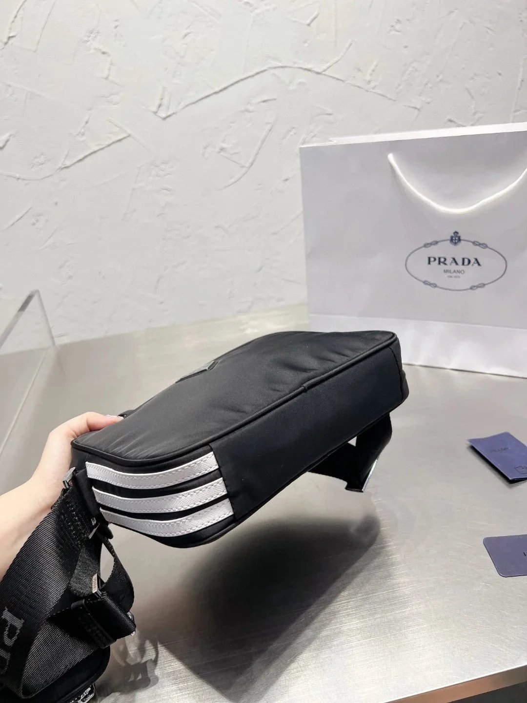 Prada Three Stripe Camera Bag photo 4