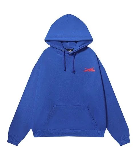 Reebok Reebok Classic Blue Hoodie with Red Logo Blue