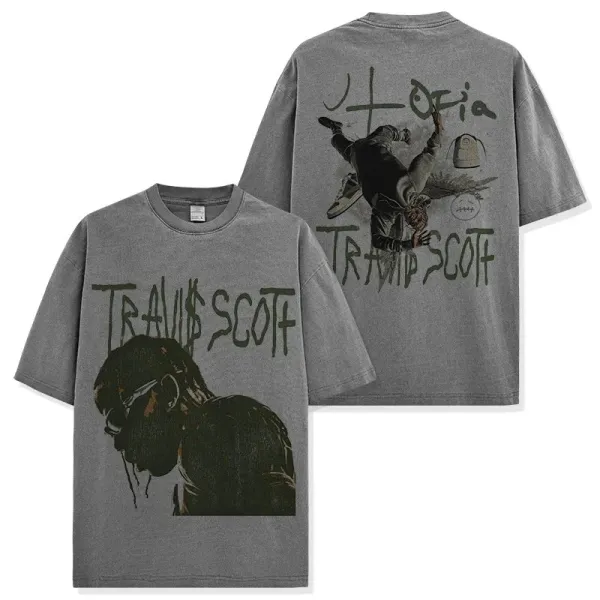 Travis Scott x Cactus Jack 'Utopia' Graphic Oversized T-Shirt - 1
