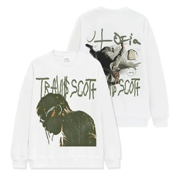 Travis Scott x Cactus Jack Hoodie White - 1