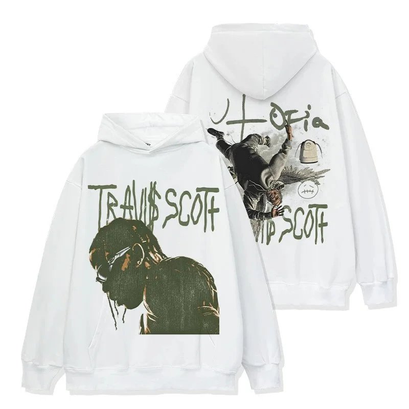 Travis Scott x Cactus Jack Hoodie White - 1
