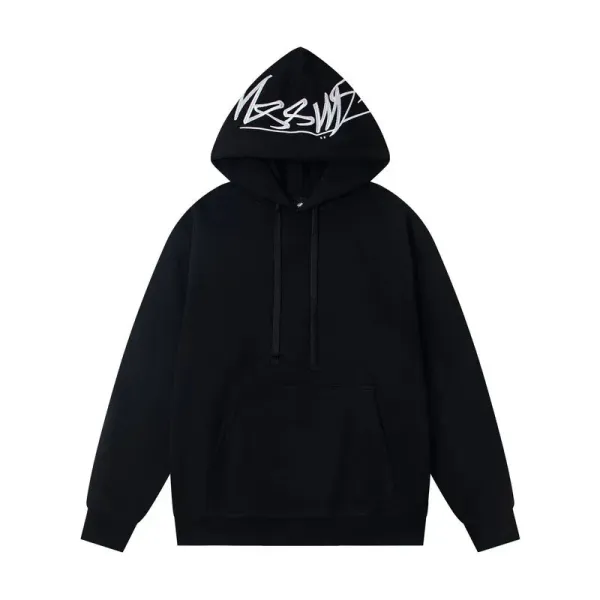 MSMW Graffiti Hoodie Black Hoodie - 1