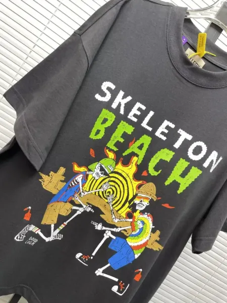 Gallery Dept Skeleton Beach Graphic T-Shirt Navy - 11