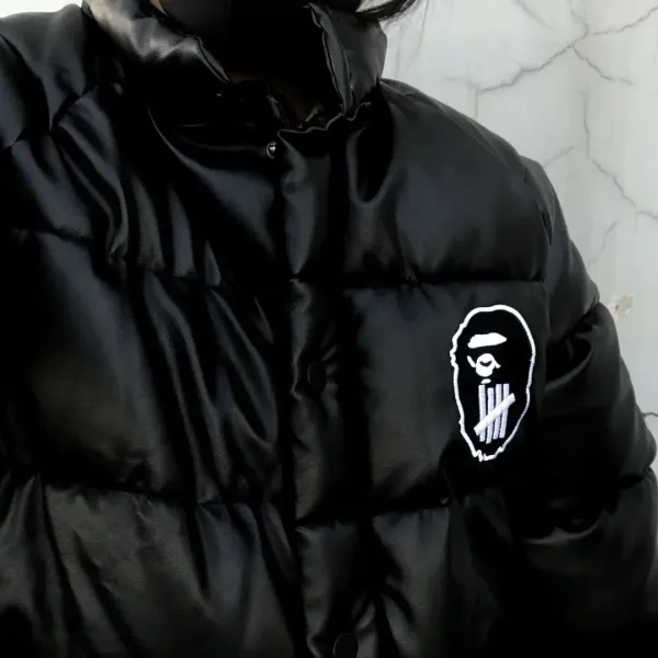 A Bathing Ape Puffer Jacket Black Down-Jacket - 9
