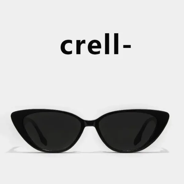 Crell Cat-Eye Black Sunglasses - 1