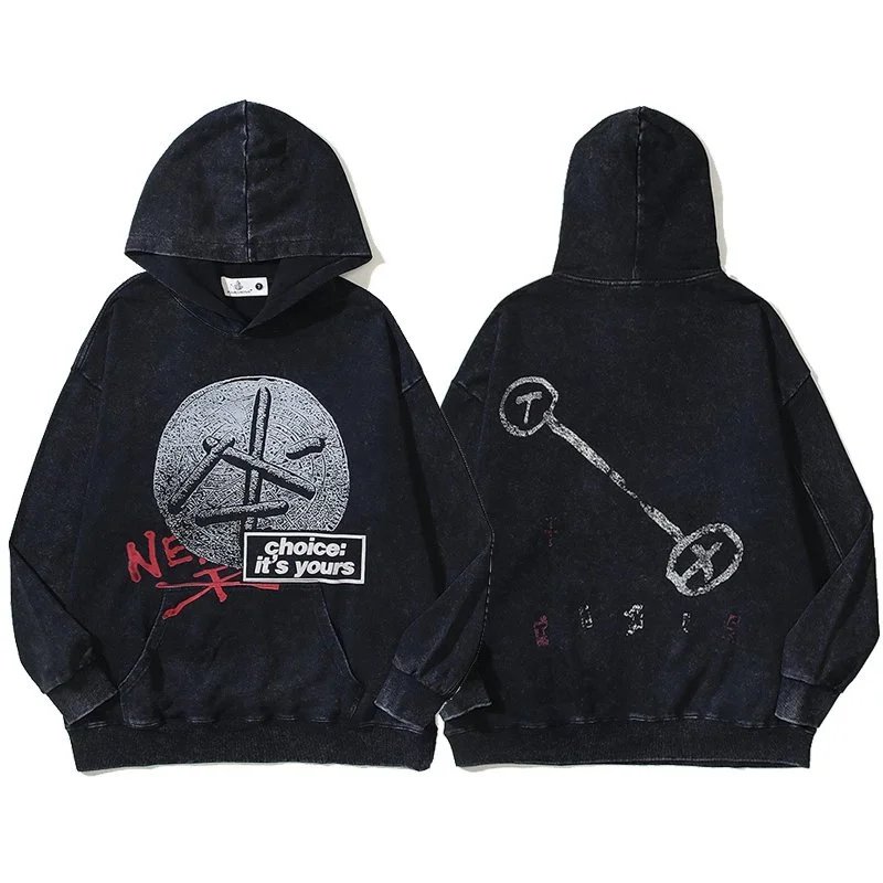 Travis Scott IL Joker Hoodie Washed Cotton photo 2