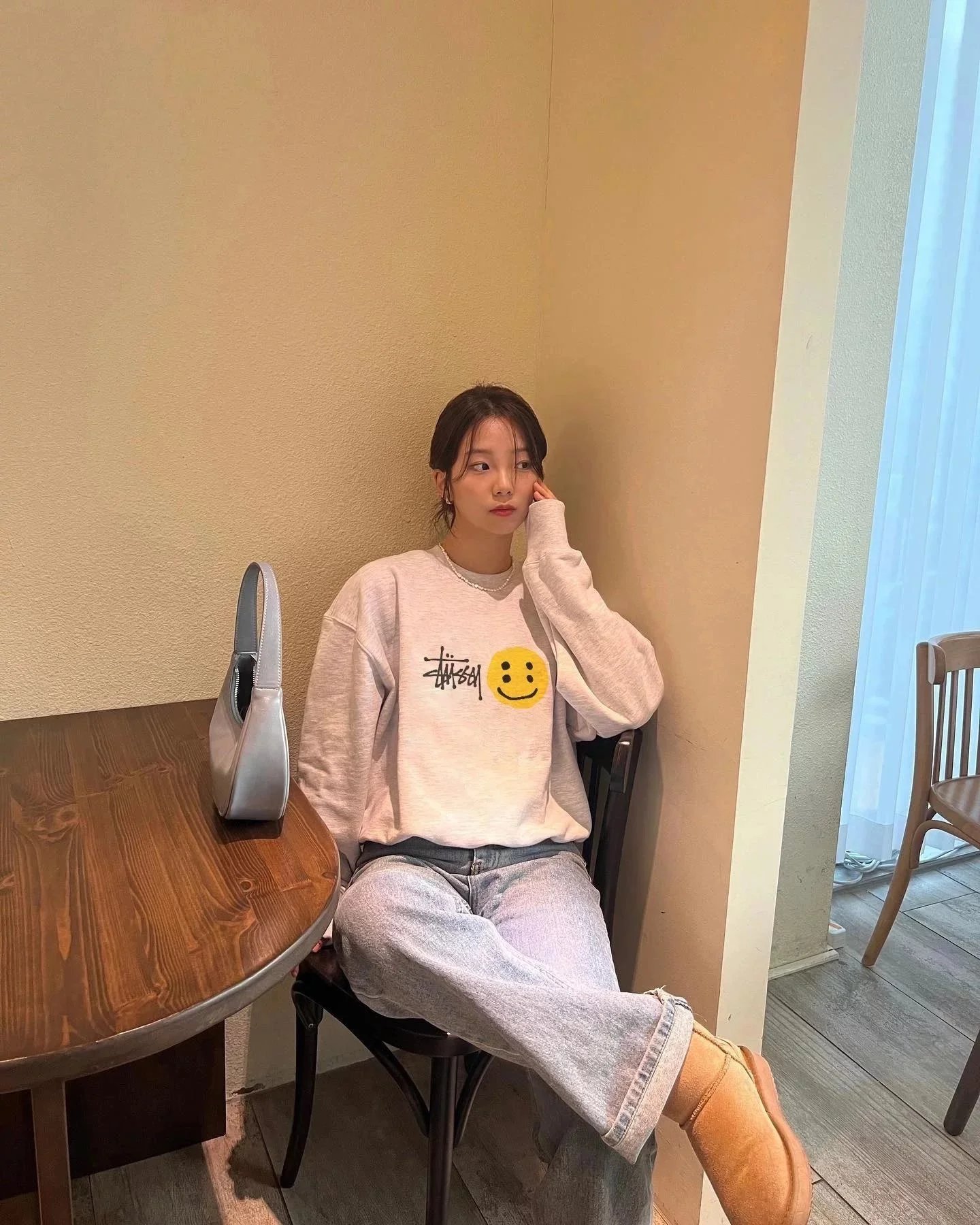 Stussy Landing LS Smiley Letter Hoodie photo 6