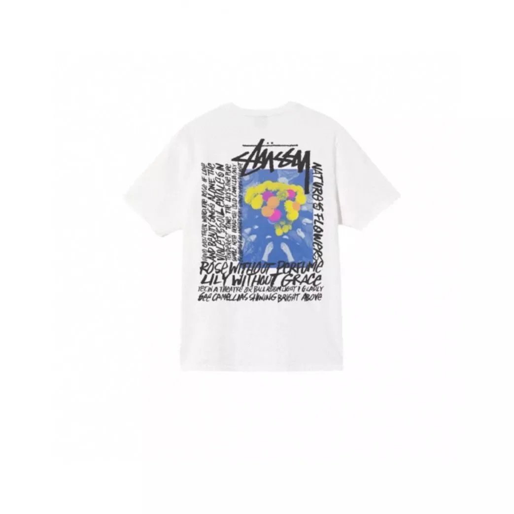 Stussy Camellia Print T-Shirt photo 3