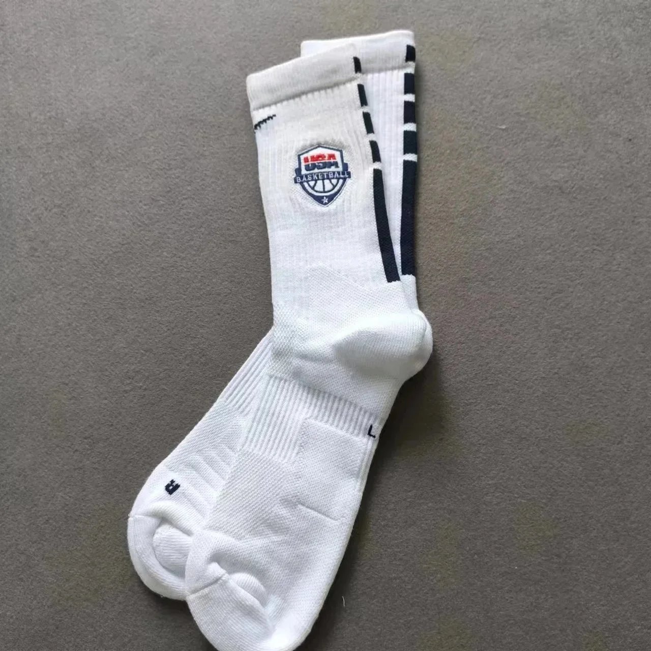 NBA Socks Crew Basketball with Terry Sole — Crew Terry Sole 4