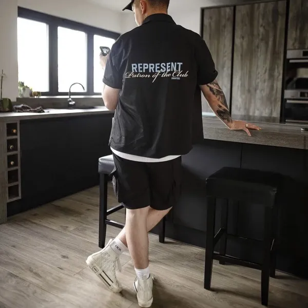 Represent Short-Sleeve Work Shirt Off-White - 10