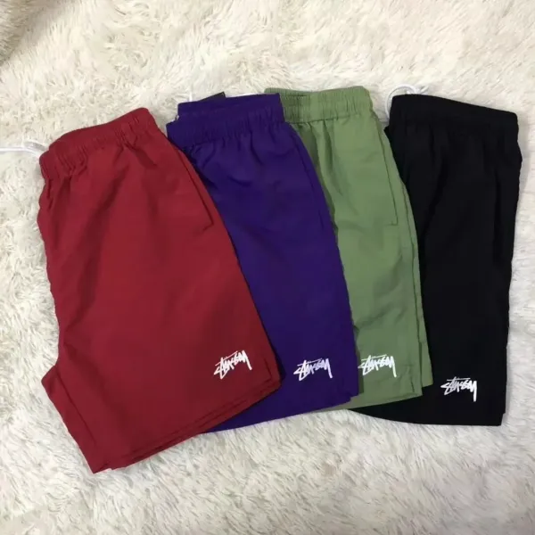 Stussy Logo Shorts Purple Shorts - 5