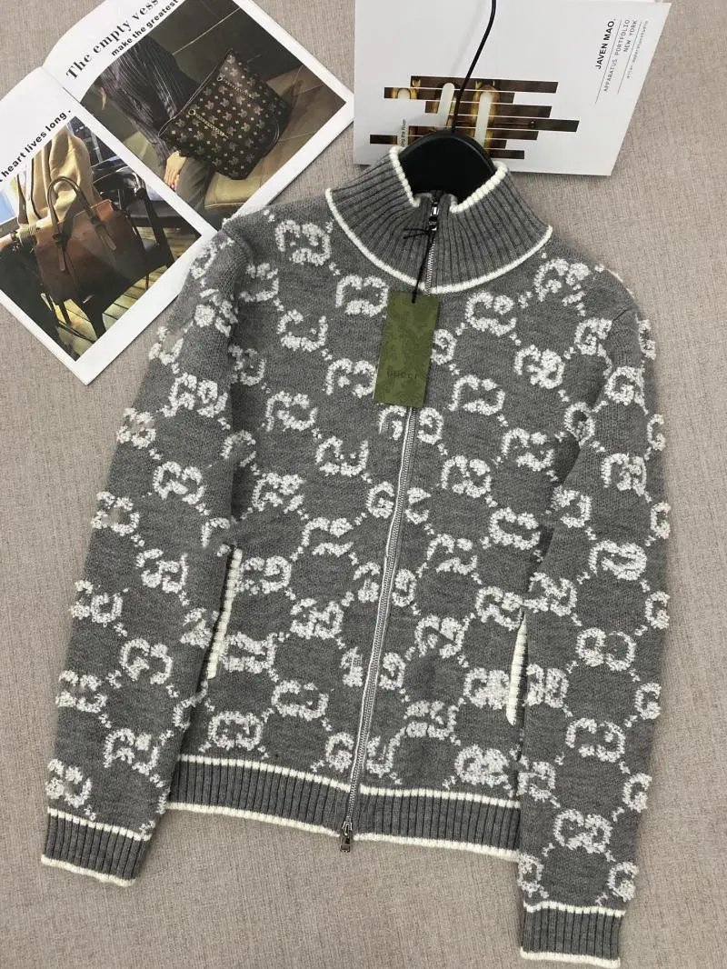 Gucci Towel Embroidered GG Wool Cardigan photo 5