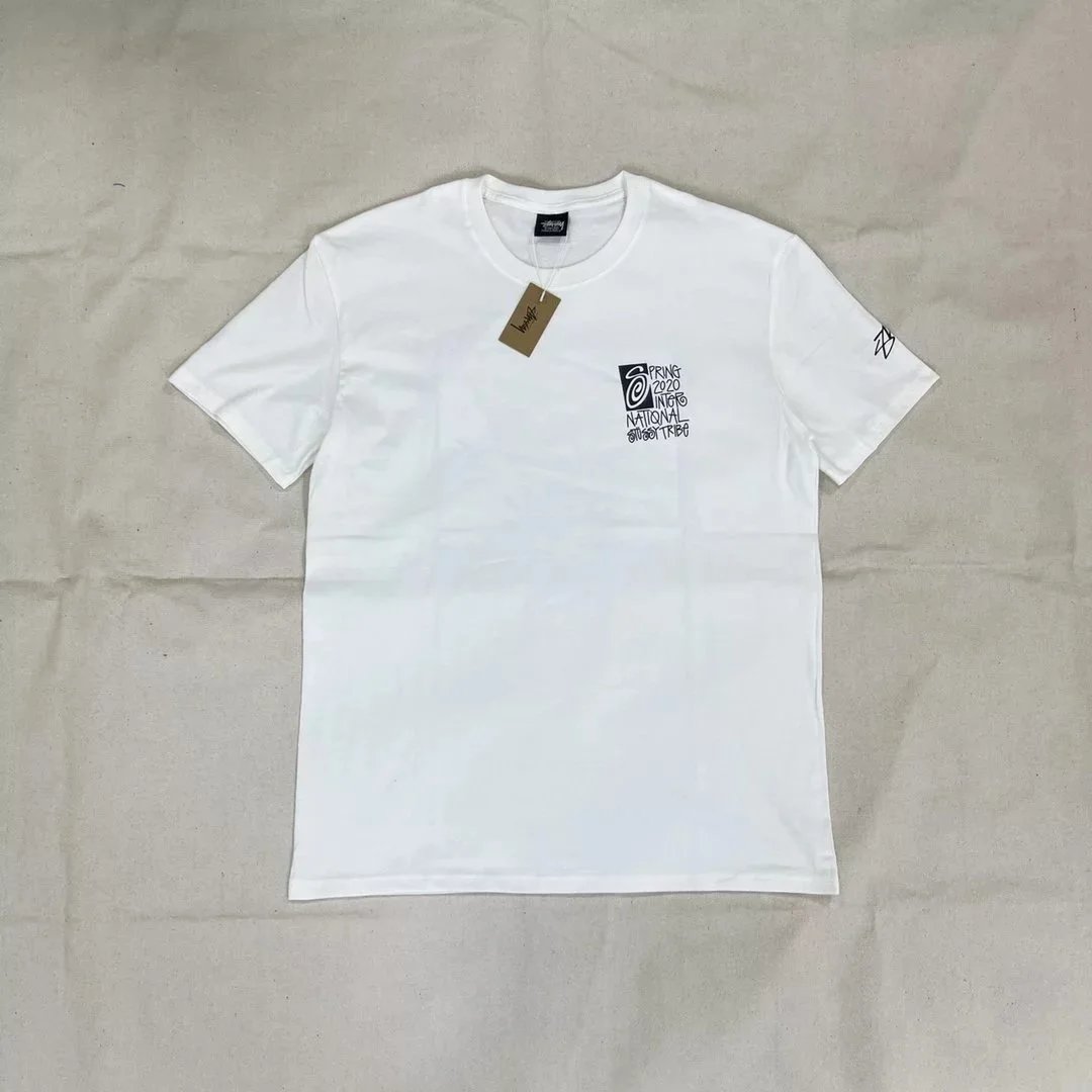 Stussy Knight Rider Graphic White T-Shirt - 4